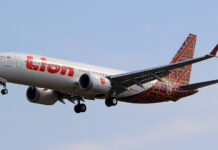 Ethiopian Minister Says Black Box in Good Shape A Lion Air B737 Max 8 seen landing in September. Photo: Bathara Sakti / Flickr