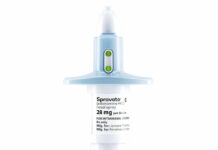 US OKs Mind-Altering, Ketamine-Like Drug for Severe Depression This photo provided by Janssen Global Services shows Spravato nasal spray. Photo: Associated Press