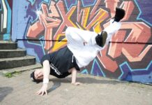 Breakdancing Makes Next Move to Olympic Status at Paris 2024 A man breakdances in 2016.
