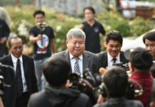 Black Panther Verdict: Premchai Sentenced to 16 Months in Jail Premchai Karnasuta arrives Tuesday at the Thong Pha Phum Provincial Court in Kanchanaburi province.