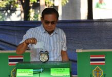 Authoritarian Specter Awaits Post-Election Thailand: Historian Prayuth Chan-ocha votes Sunday in Bangkok.