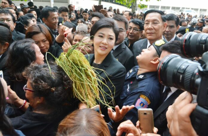 A file photo of PM Yingluck Shinawatra. Photo: Matichon