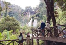 Gov’t Delays 1,500 Baht Tourism Subsidy A file photo of Thi Lo Su waterfall in Tak province.