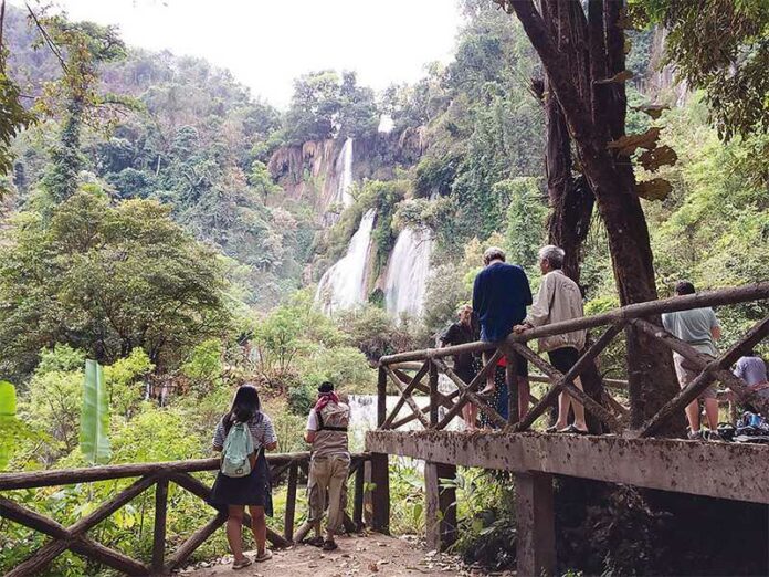 A file photo of Thi Lo Su waterfall in Tak province. A file photo of Thi Lo Su waterfall in Tak province.