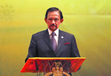 Brunei’s Anti-Gay Law Comes Into Effect In this Oct, 10, 2013, photo, Brunei's Sultan Hassanal Bolkiah speaks during the closing ceremony and handover of the ASEAN Chairmanship to Myanmar in Bandar Seri Begawan. Photo: Vincent Thian / Associated Press