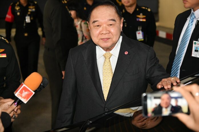 A file photo of Gen. Prawit Wongsuwan