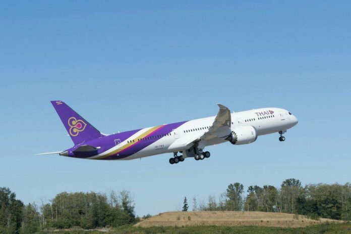 File photo of a Thai Airways plane.