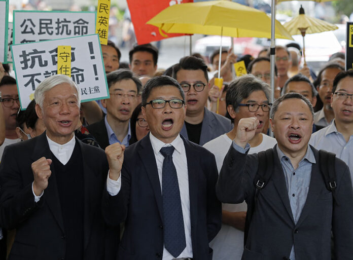 Benny Tai,Chan Kin Man,Chu Yiu Ming