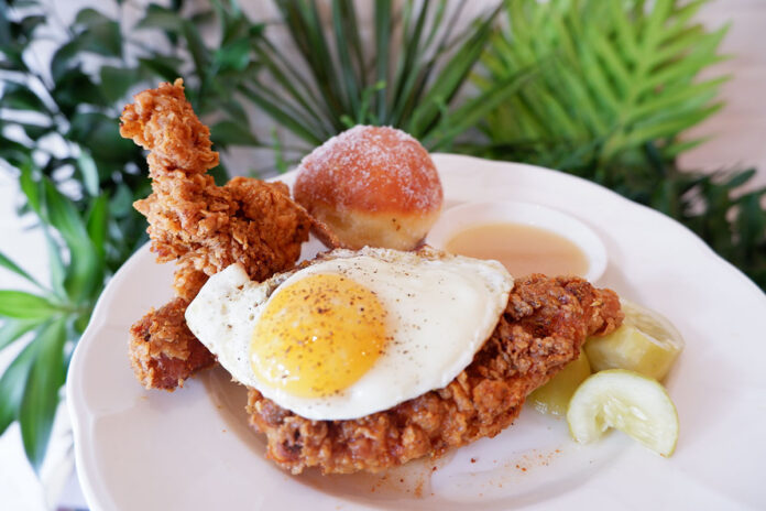 Signature Chicken and Donut (300 baht).