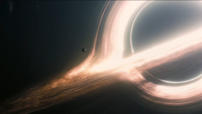 Planet Miller orbits the massive black hole of Gargantua in the 2014 film Interstellar.