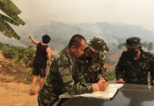 King Thanks Officials, Volunteers for Combating Wildfire