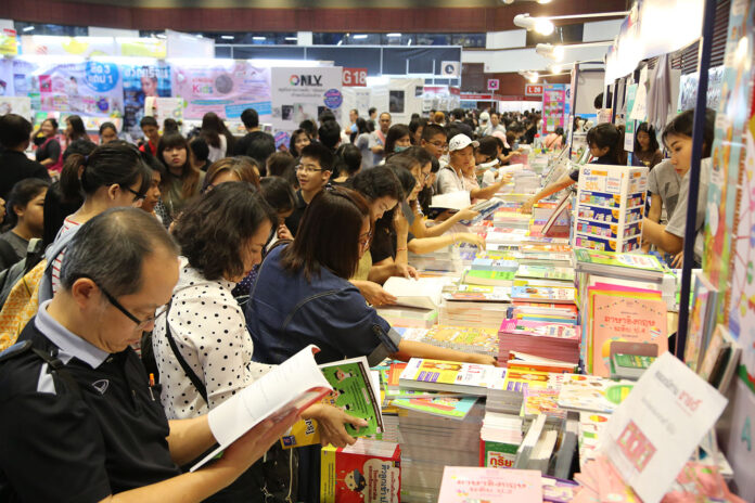 A file photo from the 2017 National Book Week in Bangkok. A file photo from the 2017 National Book Week in Bangkok.