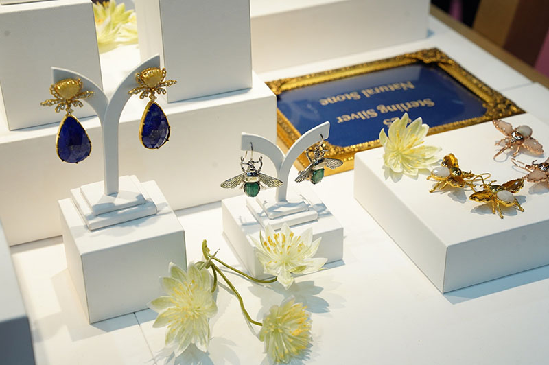 Insect-shaped jewelry by Vasa Jewelry. Photo: DITP / Courtesy