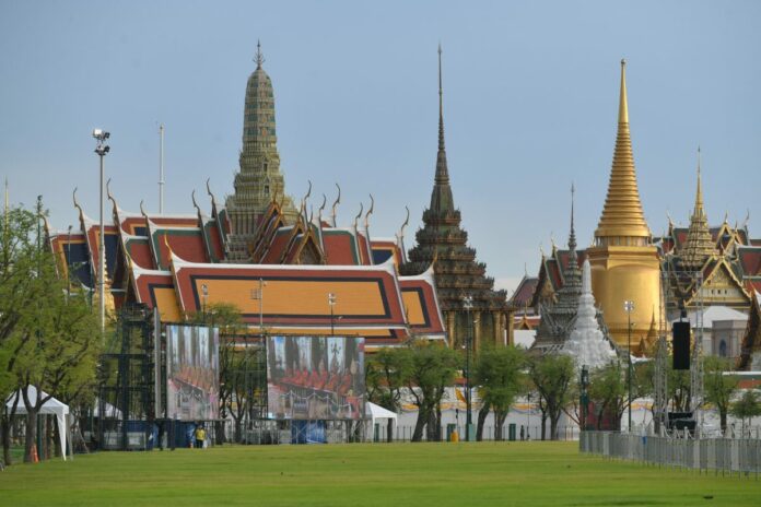 The Grand Palace on Friday. The Grand Palace on Friday.