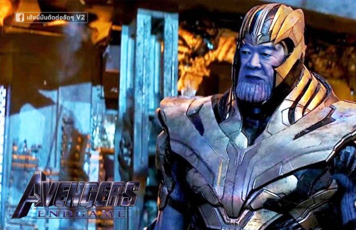 Hope he won't snap: Deputy junta chairman Prawit Wongsuwan is Thanos in a photoshopped image posted by Facebook page เฮ้ย นี่มันตัดต่อชัดๆ V2