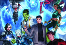Asian, Asian American Heroes to Power Marvel Comics Series This image provided by Marvel shows the cover of the first issue in "Agents of Atlas," Marvel Comics' five-part standalone comic book series set to roll out in August 2019. Marvel Comics is giving ink to an unprecedented team-up of nearly a dozen of its mightiest Asian and Asian American heroes. Image: Jung-Geun Yoon / Marvel via AP