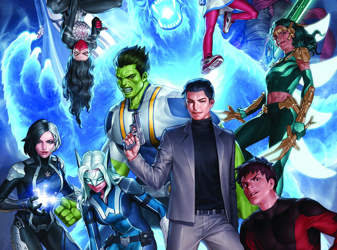 This image provided by Marvel shows the cover of the first issue in This image provided by Marvel shows the cover of the first issue in