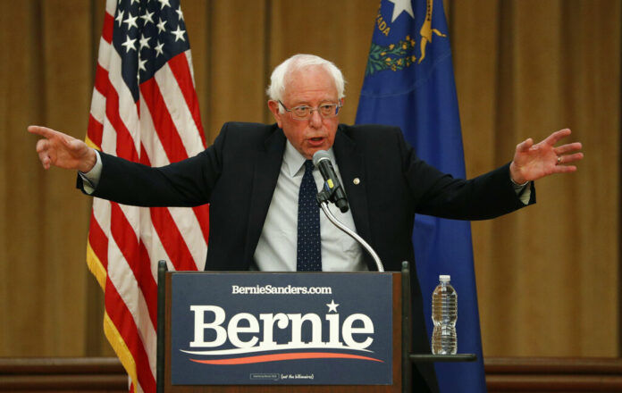 Democratic presidential candidate Sen. Bernie Sanders, I-Vt., speaks at a campaign event Thursday, May 30, 2019, in Henderson, Nev. Photo: John Locher / AP