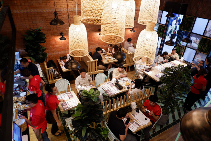 Inside Old Street Bak Kut Teh. 