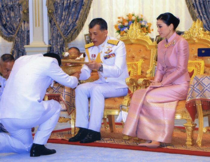 Their Majesties the King and Queen on May 1, 2019.