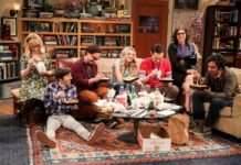 ‘Big Bang Theory’ Exits TV Airwaves With Emotional Episode This photo provided by CBS shows Melissa Rauch, from left, Simon Helberg, Johnny Galecki, Kaley Cuoco, Jim Parsons, Mayim Bialik and Kunal Nayyar in a scene from the series finale of "The Big Bang Theory," Thursday, May 16, 2019, airing 8:30 - 9:00 p.m., ET/PT, on the CBS Television Network. Photo: Michael Yarish / CBS via AP