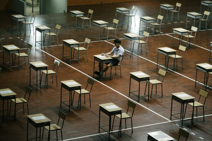 A scene from 2017 film Bad Genius