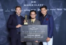 Winner of Diageo Reserve World Class Thailand 2019 Announced