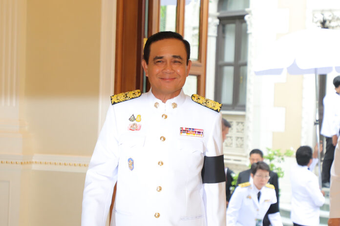 Gen. Prayuth Chan-ocha after being re-appointed as prime minister on June 11, 2019. Gen. Prayuth Chan-ocha after being re-appointed as prime minister on June 11, 2019.