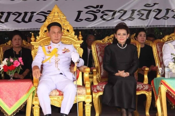 An updated photo of Gen. Preecha Chan-ocha and Phongphan Chan-ocha.