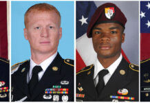 Pentagon Ends Reviews of Niger Ambush That Killed 4 Soldiers These images provided by the U.S. Army show, from left, Staff Sgt. Bryan C. Black, 35, of Puyallup, Wash.; Staff Sgt. Jeremiah W. Johnson, 39, of Springboro, Ohio; Sgt. La David Johnson, 25, of Miami Gardens, Fla.; and Staff Sgt. Dustin M. Wright, 29, of Lyons, Ga. All four were killed in Niger in 2017, when a joint patrol of American and Niger forces was ambushed by militants believed linked to the Islamic State group. Photo: US Army via AP