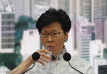 Hong Kong Leader Suspends Extradition Bill, Says Sorry Hong Kong's Chief Executive Carrie Lam attends a press conference on Saturday, June 15, 2019, in Hong Kong. Lam said she will suspend a proposed extradition bill indefinitely in response to widespread public unhappiness over the measure, which would enable authorities to send some suspects to stand trial in mainland courts. Photo: Kin Cheung / AP