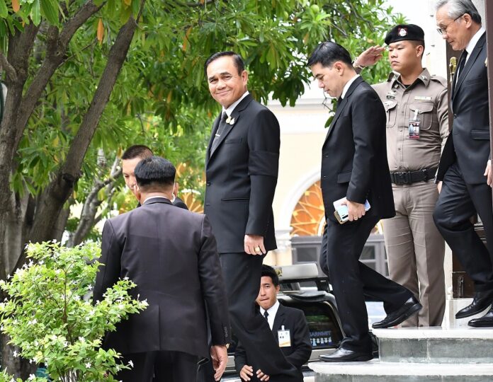 Junta chairman Prayuth Chan-ocha at Government House on June 6, 2019.