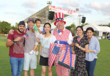 Where to Fourth of July in Bangkok 2019 Patrons at Independence Day Picnic 2018 on July 7, 2018. Photo: AMCHAM Thailand / Facebook