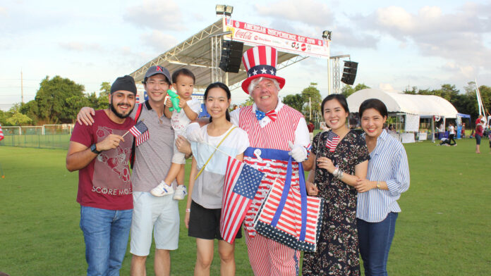 Patrons at Independence Day Picnic 2018 on July 7, 2018. Photo: AMCHAM Thailand / Facebook Patrons at Independence Day Picnic 2018 on July 7, 2018. Photo: AMCHAM Thailand / Facebook