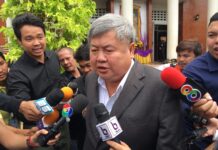 Premchai Sentenced to Jail for Bribery in Black Panther Case Premchai Karnasuta exits the Criminal Court for Corruption and Misconduct Case Region VII court on June 11, 2019.