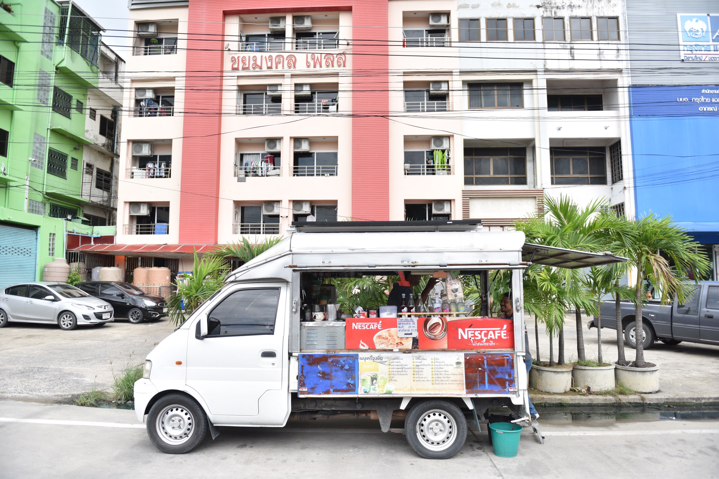Wanchai’s coffee truck on Lam Luk Ka Road.