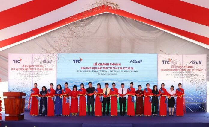 Gulf in partnership with TTC Group (Vietnam) officially launch solar projects TTCIZ0-1 and TTCIZ-02 in Thanh Thanh Cong Industrial Zone,Tay Ninh province, Vietnam. Gulf in partnership with TTC Group (Vietnam) officially launch solar projects TTCIZ0-1 and TTCIZ-02 in Thanh Thanh Cong Industrial Zone,Tay Ninh province, Vietnam.