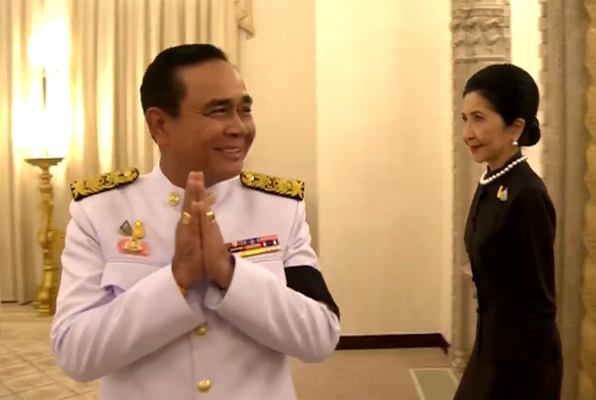 Gen. Prayuth Chan-ocha after being re-appointed as prime minister on June 11, 2019.