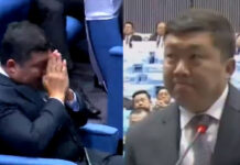 One “Brave” MP Abstained From Voting For Prayuth Siripong Angkasakulkiat abstains from his PM vote in Parliament June 5, 2019.