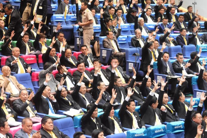 Thailand's May 25, 2019 Parliament meeting.