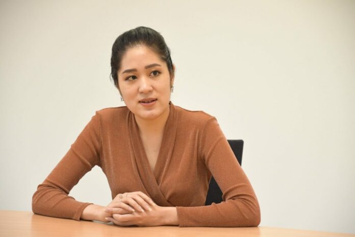 A file photo of Future Forward spokeswoman Pannika Wanich.