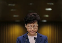 Lam Says Hong Kong Bill Is ‘Dead’ but Unclear If Demand Met Hong Kong Chief Executive Carrie Lam pauses during a press conference in Hong Kong, Tuesday, July 9, 2019. Lam said Tuesday the effort to amend an extradition bill was dead, but it wasn't clear if the legislation was being withdrawn as protesters have demanded. Photo: Vincent Yu / AP