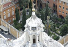 No Bones Found in Vatican Tombs Searched for Missing Girl This picture taken on Wednesday, July 10, 2019 shows the view of the Teutonic Cemetery inside the Vatican. On Thursday, July 11, 2019 the Vatican opened a pair of tombs inside the cemetery after further investigation into the case of the 15-year-old daughter of a Vatican employee, Emanuela Orlandi, who disappeared in 1983 only to find that the tombs were empty. Photo: Gregorio Borgia / AP