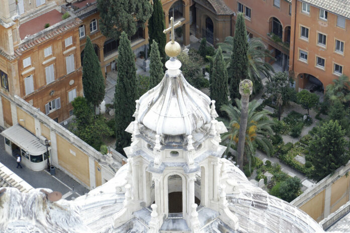 This picture taken on Wednesday, July 10, 2019 shows the view of the Teutonic Cemetery inside the Vatican. On Thursday, July 11, 2019 the Vatican opened a pair of tombs inside the cemetery after further investigation into the case of the 15-year-old daughter of a Vatican employee, Emanuela Orlandi, who disappeared in 1983 only to find that the tombs were empty. Photo: Gregorio Borgia / AP