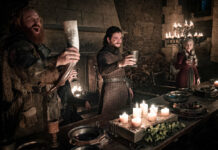 Claim the Iron Throne at Bangkok’s ‘Game of Thrones’ Trivia Night This image released by HBO shows Kristofer Hivju, from left, Kit Harington and Emilia Clarke in a scene from "Game of Thrones." Photo: Helen Sloan / HBO via AP