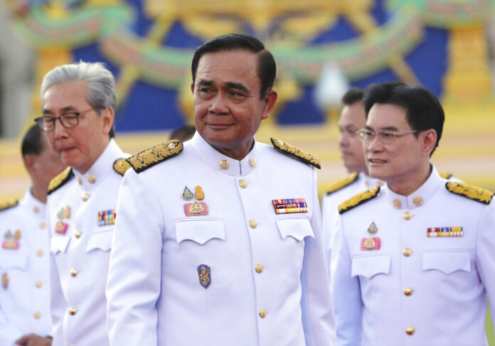 Thailand's Prime Minister Prayuth Chan-ocha attends a group photo with his cabinet members at the government house in Bangkok Tuesday, July 16, 2019. Photo: Sakchai Lalit / AP