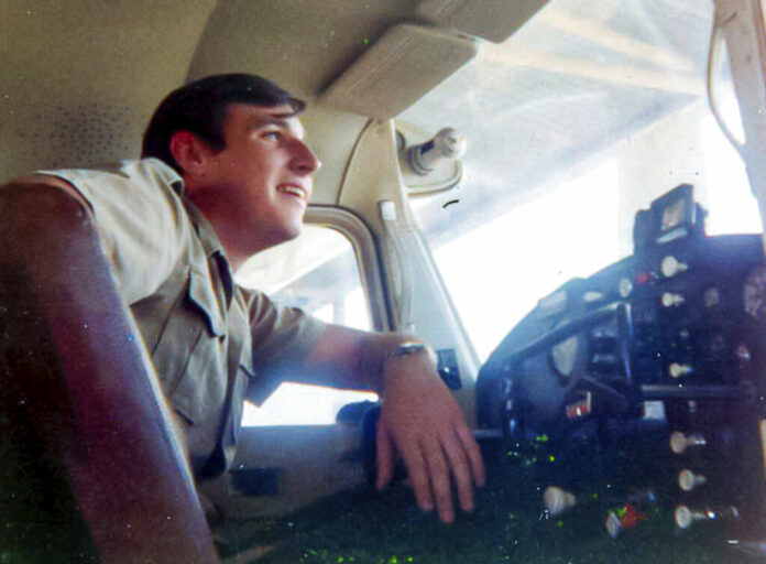 This 1971 photo provided by David Waldrup shows him in the cockpit of a Cessna 172 at White Rock airport in Dallas. The day of the moon landing on July 20, 1969, David was celebrating not only man’s first steps on the moon - he was also celebrating his 15th birthday. Photo: Courtesy David Waldrup via AP This 1971 photo provided by David Waldrup shows him in the cockpit of a Cessna 172 at White Rock airport in Dallas. The day of the moon landing on July 20, 1969, David was celebrating not only man’s first steps on the moon - he was also celebrating his 15th birthday. Photo: Courtesy David Waldrup via AP