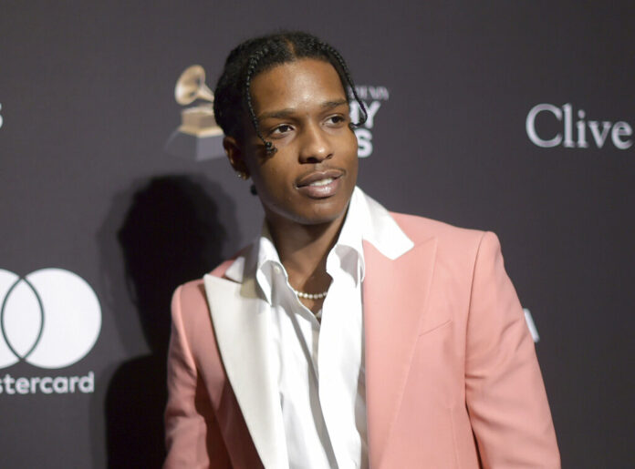 This Feb. 9, 2019 file photo shows A$AP Rocky at Pre-Grammy Gala And Salute To Industry Icons in Beverly Hills, Calif. Photo: Richard Shotwell / Invision / AP, File