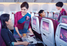 Thai Airways To Charge Extra For More Legroom File photo of cabin service abroad Thai Airways. Photo: Thai Airways.