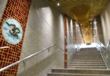 Free Test Rides on MRT Blue Line Through Chinatown Begin Next Week Interior of MRT Wat Mangkon. Photo: Matichon